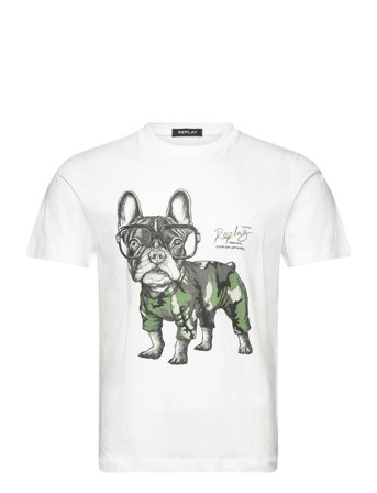 T-Shirt Regular White Replay