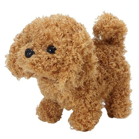 Elektrisk Plyschleksak Hund Gående Simulering Hund Skällande Elektronisk Husdjurshund