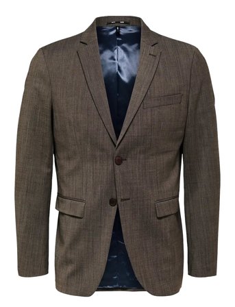 Slhslim-Elon Blz Flex B Noos Brown Selected