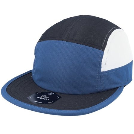 Kumo - Modrá 5panel Kšiltovka - Cloudfit Blue/Black/White 5-Panel @ Hatstore