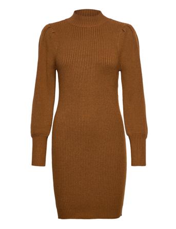 Onlkatia L/S Dress Cc Knt Brown ONLY