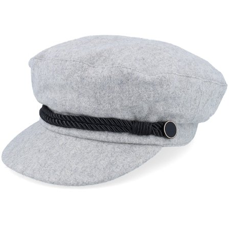 Seeberger - Grey vega Czapka Z Daszkiem - Wool Blend Elbsegler13 Grey Vega Cap @ Hatstore