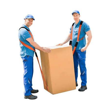 Bærestropper til flytning, Bærestrop til 2 personer, Transportstrop op til 360 kg, Skridsikker belagt løftestrop, Rejsestropper, Skulder