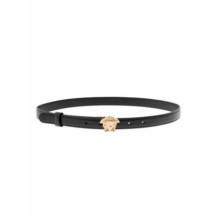 Versace, Belts Zwart, Dames, Maat:85 CM