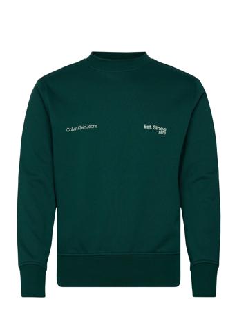Calvin Klein 1978 Crew Neck Tops Sweat-shirts & Hoodies Sweat-shirts Green Calvin Klein Jeans