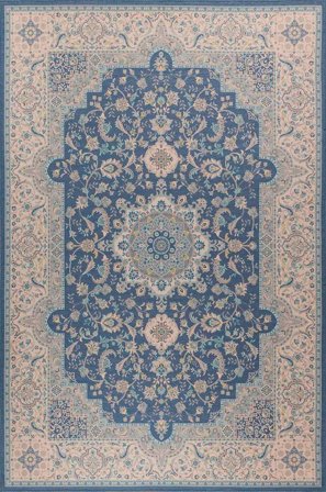 Hanah Home - Matta-Sariah - Blå - Slätvävda mattor - 300X400 - Från Homeroom