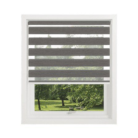 Debel Rullgardin Touch Duo dubbel Gardiner Grå 120X175