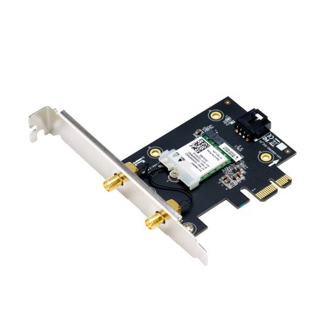 ASUS PCE-AXE5400 Wi-Fi 6E (802.11ax) nettverkskort, Bluetooth 5.2, OFDMA, MU-MIMO
