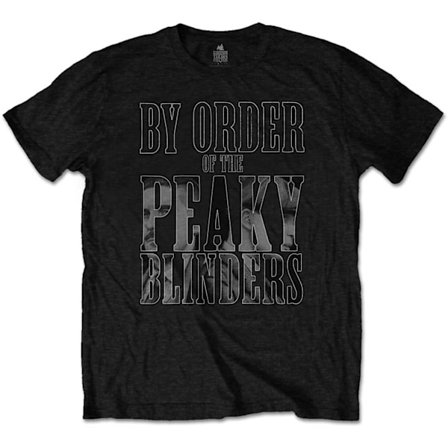 Peaky Blinders Unisex Vuxen By Order Infill T-Shirt M Svart