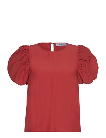 Minus Msbaya Short Sleeve Blouse - Red - 38