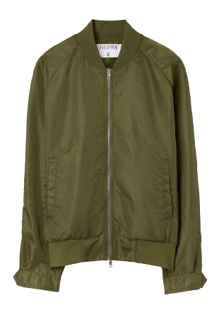Filippa K Technical Bomber Jacket Jackor Herr Grön 48