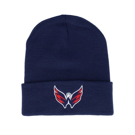 American Needle - NHL Blauw cuff Beanie - Washington Capitals Knit NHL Navy Cuff @ Hatstore
