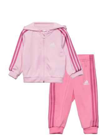 I 3S Shiny Ts Sets Sweatsuits Vaaleanpunainen Adidas Performance