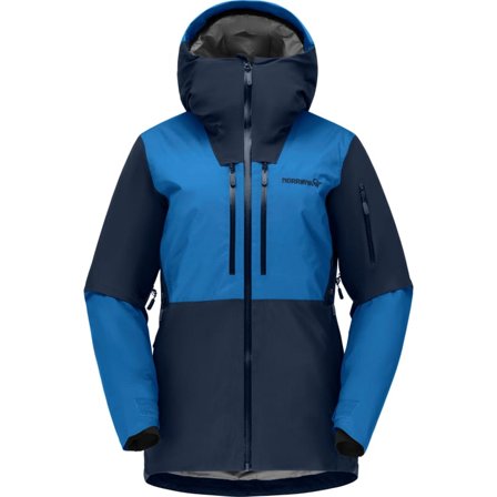 Norrøna Women's Lofoten Gore-tex Thermo100 Jacket Women lined ski jackets Blue S