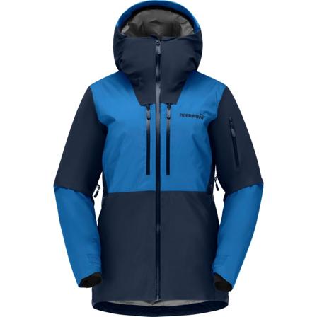 Norrøna Women's Lofoten Gore-tex Thermo100 Jacket Women lined ski jackets Blue L