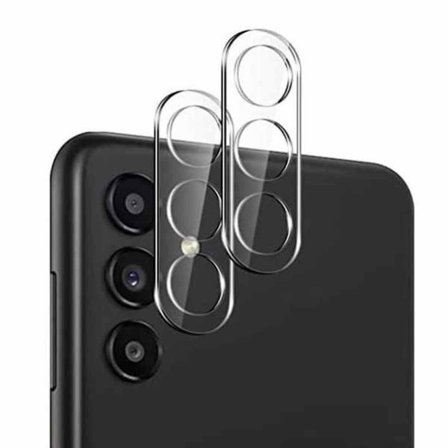 2 paket Samsung A54 kamera genomskinlig objektiv skydd