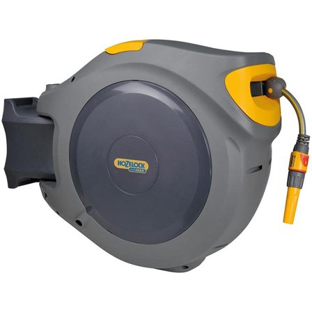 Hozelock 2597 Flowmax Auto Reel Slangetrommel med 28 m slange, Vanning