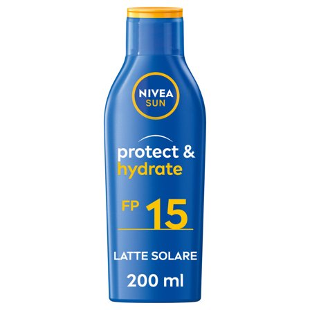 Nivea Sun Latte Solare Protect & Hydrate Fp15 Crema Solare