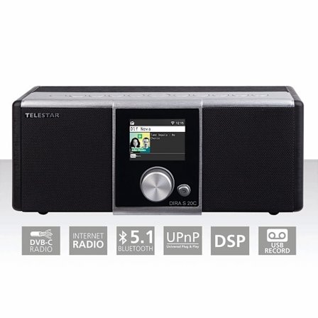 Telestar DIRA S 20 C Kabel (DVB-C) och Internetstereo Radio