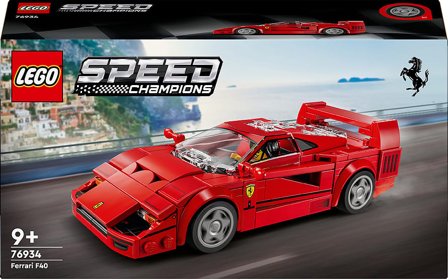 Lego Speed Champions Ferrari F40 Superbil Legetøjsbil 76934, Børn & Forældre, Motorik & Bevægelse, Klodser Og Stabletårne