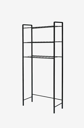 Hanah Home - Skab til vaskemaskine Nigel - Sort - Badeværelsesmøbler - Fra Homeroom