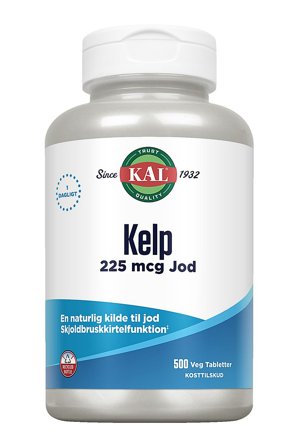 KAL Kelp 500 tabl., Helse & Madvarer, Mineraler, Jod