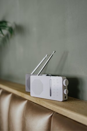 Sangean SR-36 Black AM/FM Analog Pocket Radio with built-in speaker