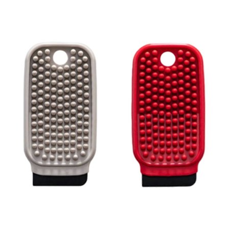 Multifunktionell rengöringsborste för frukt och grönsaker, köksborste för tallrikar, integrerad design för hushållstvätt och skrapning (LGL)