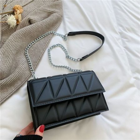 Skulder Underarm Taske Clutch Pung SORT