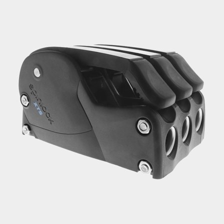 Aflaster Spinlock XTS Clutch Black, trippel, til Ø6 - 10 mm line