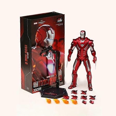 ZD toys Iron Man Action Figur Iron Patriot MK1-7 MK17 MK33 MK85 MK30 War Machine Legends Avengers Tony Stark Samle legetøj Gave-Perfekt