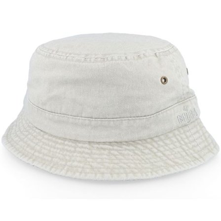 MJM Hats - Beige bucket Hatt - Dyed Cotton Twill Natural Bucket @ Hatstore