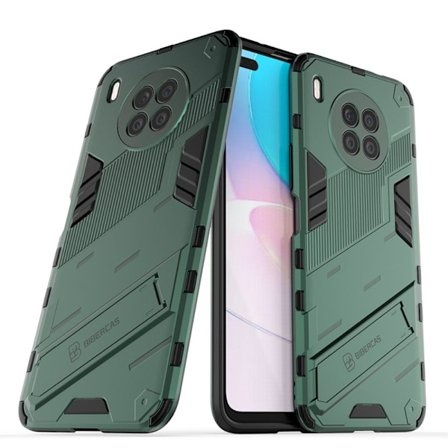 Shockproof Hybrid Suojakuori With A Modern Touch For Honor 50 Lite / Huawei Nova 8i - Vihreä