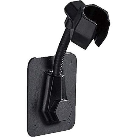 (Svart) ​Universal Dusjholder, Veggmontert Dusjhodeholder