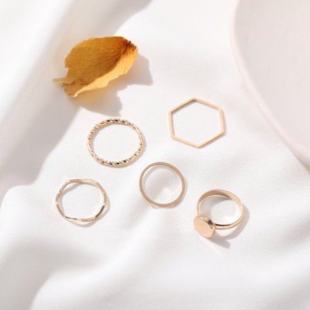 Fashion damring öppen ring ledring lillfinger ring set Amazon