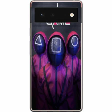 Google Pixel 6 Genomskinligt Skal Squid Game