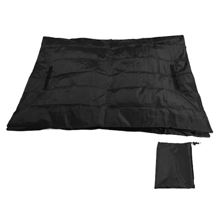 Madrasbeskyttelsespose Anti-slid Vandafvisende Støvtæt Genanvendelig Madrasbeskytter til Flytning Opbevaring Sort