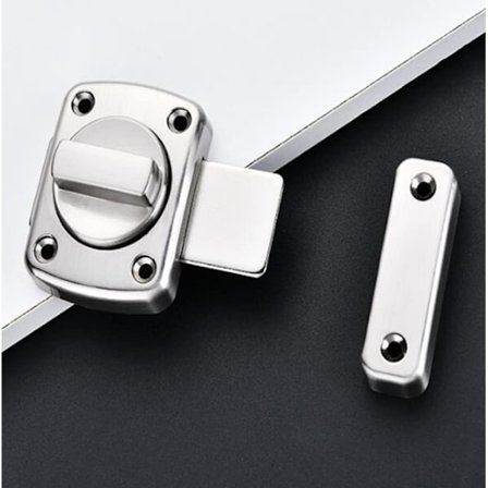 Skjutdörrslås, Dörrlås med Hak-och-Öga Spänne, Wo,ZQKLA