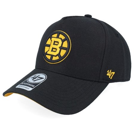 47 Brand - Negro adjustable Gorra - Boston Bruins NHL Mesh 47 Offside Black A-frame Adjustable @ Hatstore
