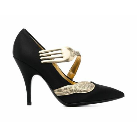 Moschino, Pumps Zwart, Dames, Maat:37 EU