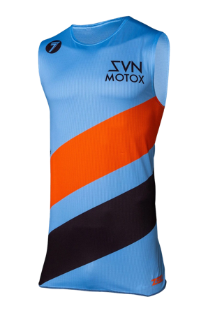 Maglia Cross Bambino Seven Zero Delta Blu YL