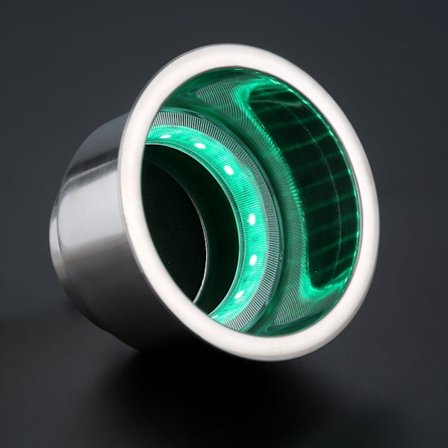 4/2/1 st Marin Rostfritt Stål 12v Led Ljus Infälld Inbyggd Bil Mugghållare Seglingsljus För Roddbåtar Bil - Dryckeshållare