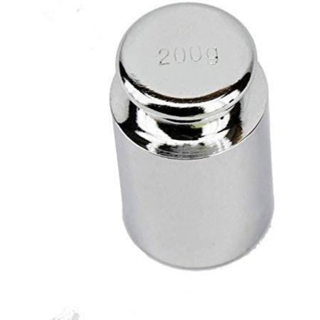 200g Kalibreringsvikt med Kromplätering - Precisionsnoggrannhet för Digital Vågbalans, Vetenskapslabb (Enkel)