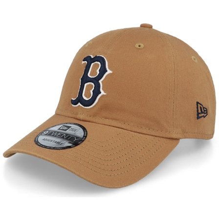 New Era - MLB Beige unconstructed Czapka Z Daszkiem - Boston Red Sox Core Classic 2 0 Camel Dad Cap @ Hatstore
