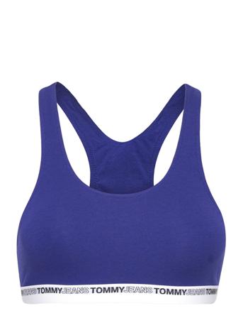 Unlined Bralette Lingerie Bras & Tops Soft Bras Tank Top Bras Blå Tommy Hilfiger