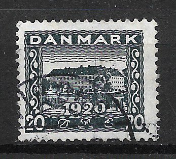 Danmark 1920 - AFA 113y - Stemplet