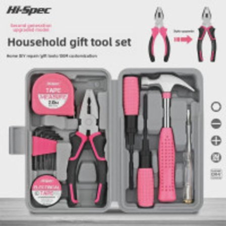 Husstands værktøjssæt: Unbrakoskruetrækkere og tang, egnet til reparationer i hjemmet.