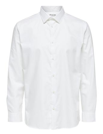 Slhregethan Shirt Ls Classic Noos White Selected Homme