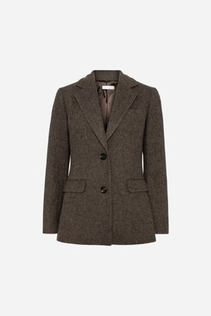 CAMILLA PIHL - Brook Herringbone Blazer - Brown Herringbone - 46