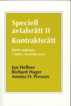 Speciell avtalsrätt II : kontraktsrätt. H. 1, Särskilda avtal